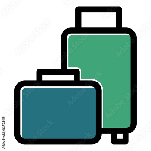 vector suitcase icon