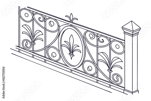 wrought iron wrought iron fence frame art design