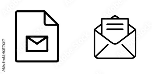 Read Email Message Open Outline Vector Icon