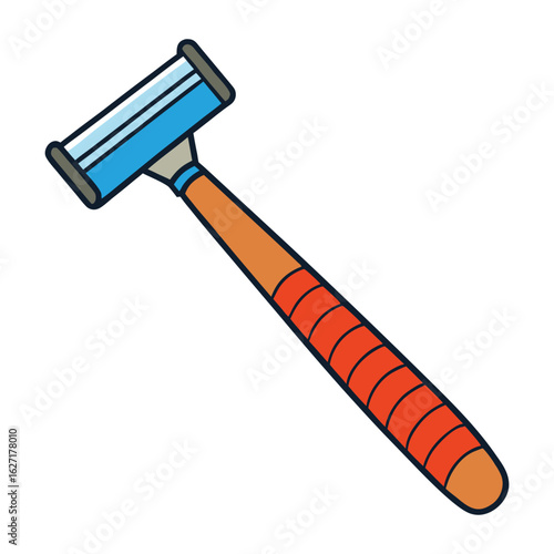 A razor is a grooming tool with a sharp blade used for shaving hair smoothly from the skin, offering a clean, precise cut for facial or body hair removal.
