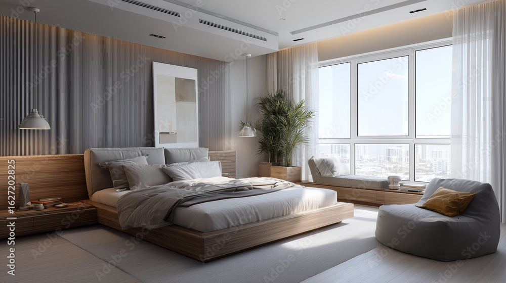 Obraz premium modern bedroom