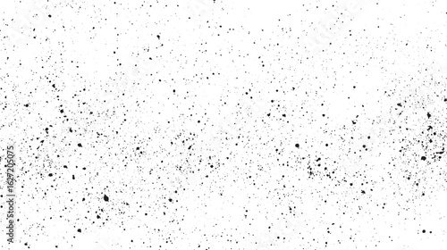 Dirty or dust film grain speck grit grunge overlay on white background grain noise particles.Subtle distressed dust texture overlay. 