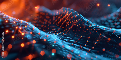  Neural Network Communication, Advanced Bio-Digital Pulse, Data Flow and Connectivity.