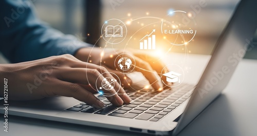 E learning and global communication connecting people through online education and global business network