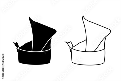 Tanjak or tengkolok, traditional Malay head covering.