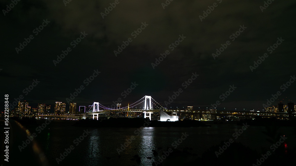 Fototapeta premium Rainbow Bridge Tokyo Odaiba