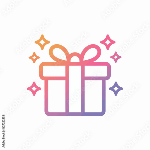  Colorful Gift Box Icon