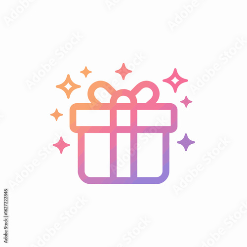  Colorful Gift Box Icon