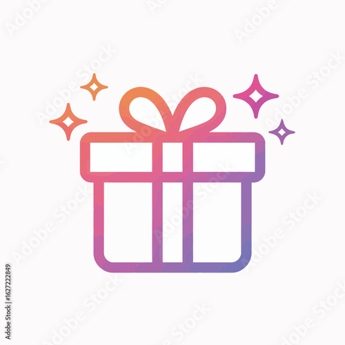  Colorful Gift Box Icon