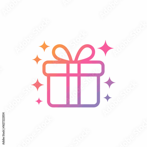  Colorful Gift Box Icon
