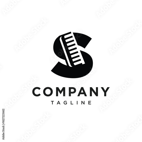 Letter S Comb Logo Icon Vector