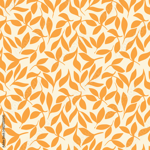 seamless pattern with leaves