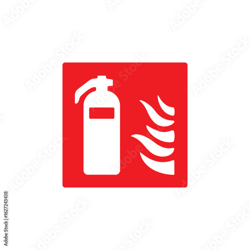 fire extinguisher icon symbol sign vector