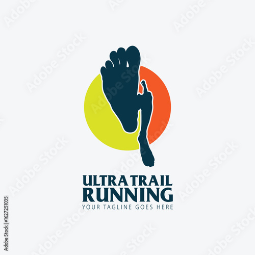 ultra trail tun logo vector