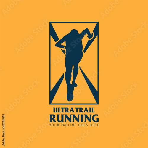 ultra trail tun logo vector