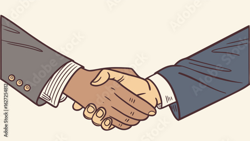 Business handshake agreement partnership deal collaboration cooperation success teamwork concept handshaking image