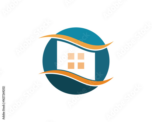 Real estate and home buildings logo icons template
