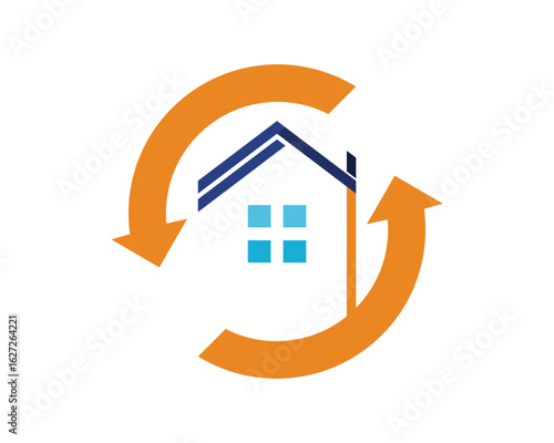 Real estate and home buildings logo icons template