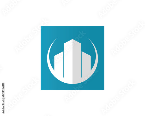 Real estate and home buildings logo icons template