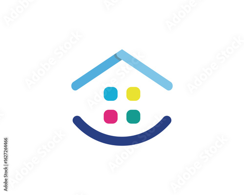 Real estate and home buildings logo icons template