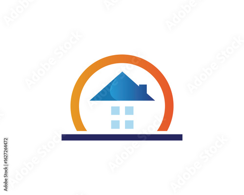 Real estate and home buildings logo icons template