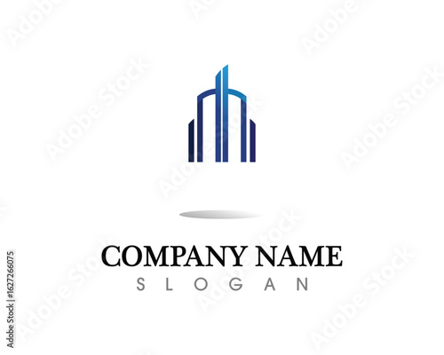 Real estate and home buildings logo icons template