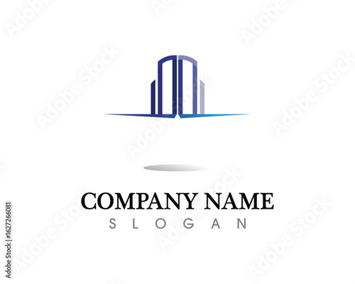 Real estate and home buildings logo icons template