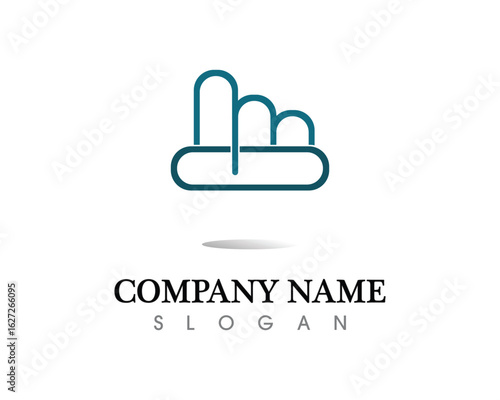 Real estate and home buildings logo icons template