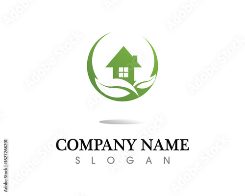 Real estate and home buildings logo icons template