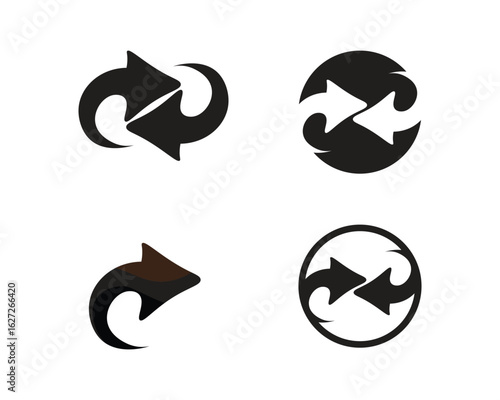 Internet ikon logo vector design