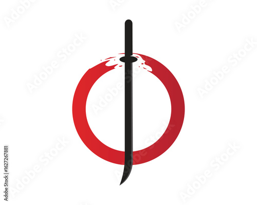 Cross swords icon flat. Simple vector symbol and bonus icon