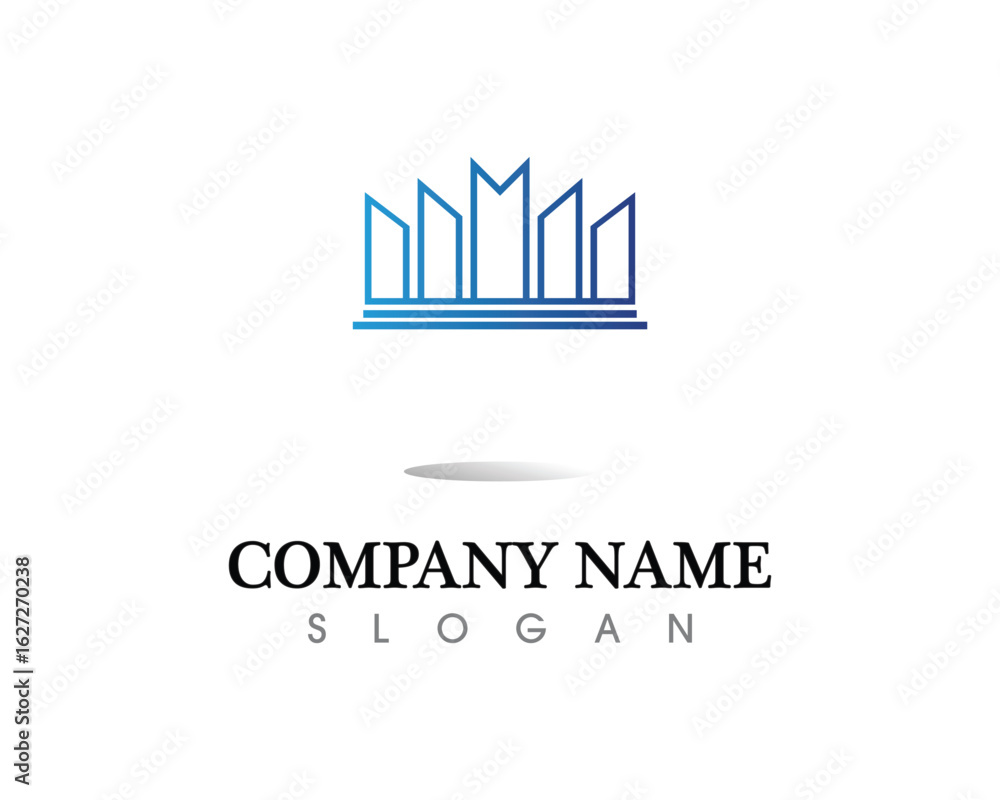 Real estate and home buildings logo icons template Real estate and home buildings logo icons template