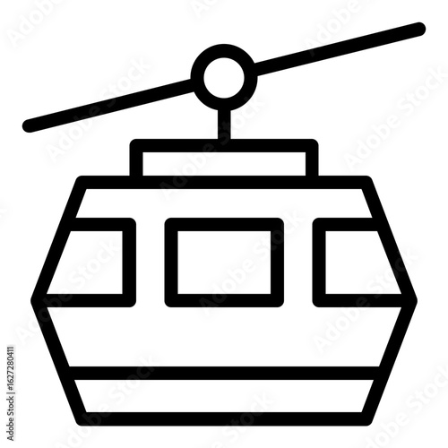 cable car icon line