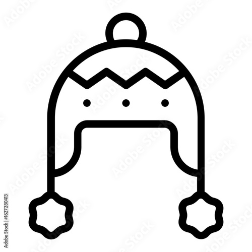earflap icon line