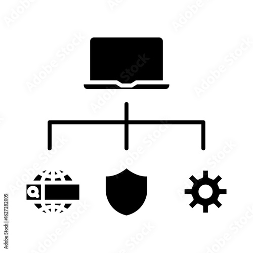 Computer abilities icon