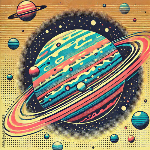 earth and moon, earth and space, planet earth and space, abstract vector illustration, abstract vector background, abstract vector background with colorful city, global business concept