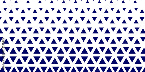 Abstract geometric gradient background .white and blue halftone triangles pattern Vector illustration abstract technology.