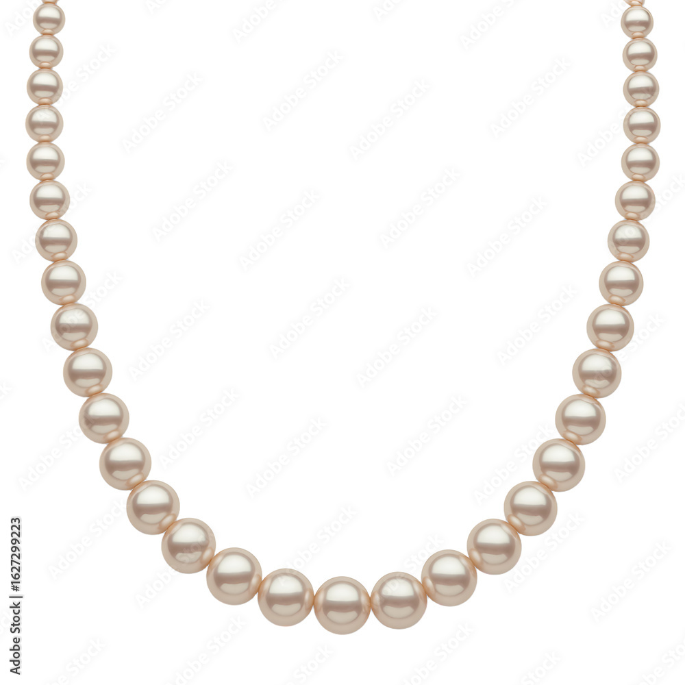 Obraz premium Elegant pearl necklace conveying timeless style for the discerning jewelry aficionado