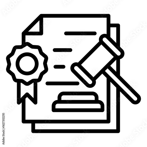 Legal Litigation Icon