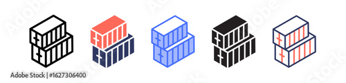 Container multiple icon