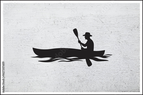 Wandering the Quiet Lake,
Calm Canoe Escape,
Serene Paddling Moment,
Journey Across Still Waters