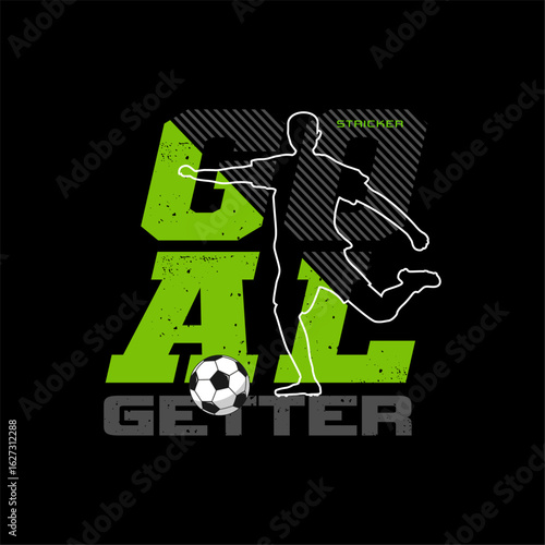 football t shirt print. boys soccer graphic tees vector illustration design and other uses
