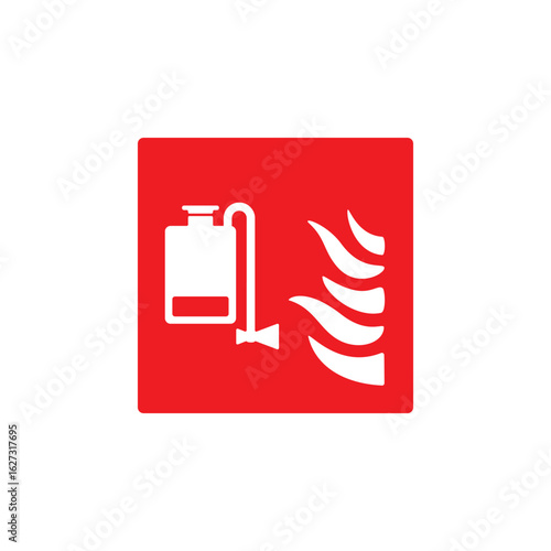 portable foam applicator unit icon symbol sign vector