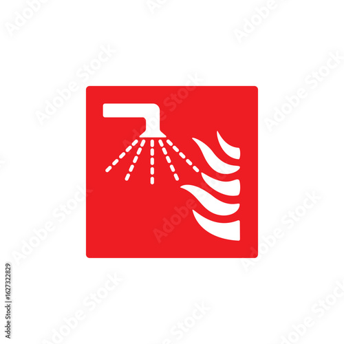 water fog applicator icon symbol sign vector