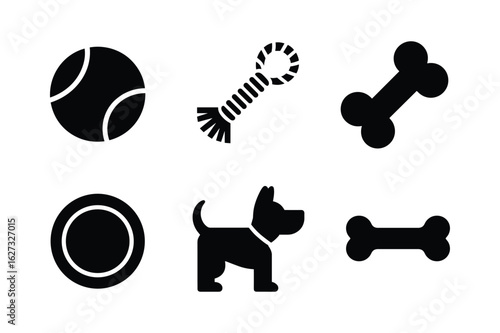 Black dog toys and accessories collection dog accessories tennis ball
