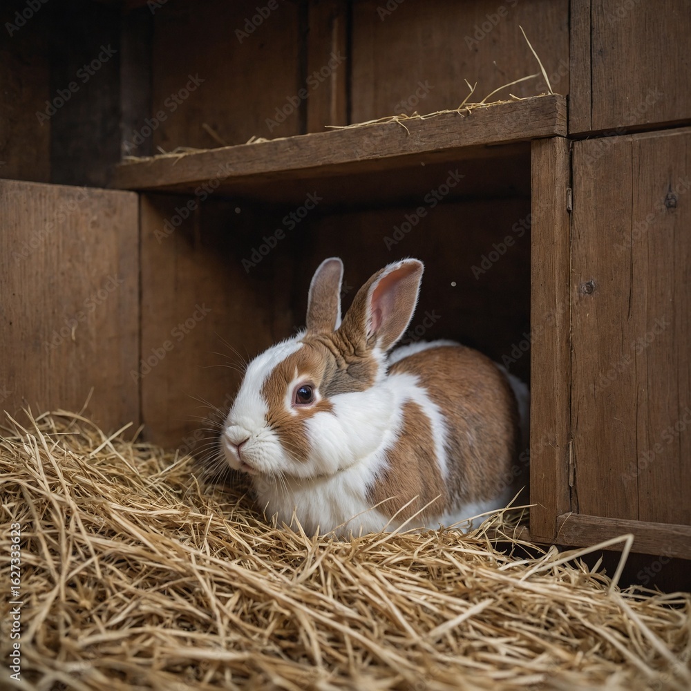 Obraz premium rabbit on the farm