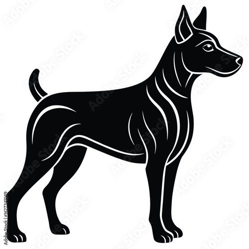 dog silhouettes