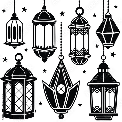 Ramadan Lantern Vector Set