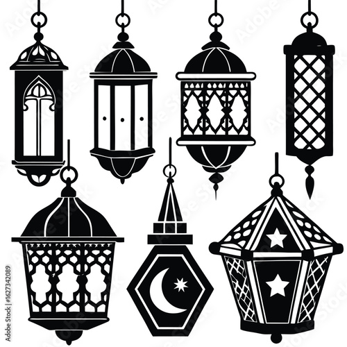 Ramadan Lantern Vector Set