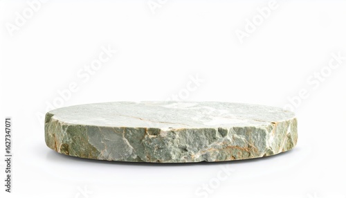 High-quality image of a natural stone round platform, ideal for product display, design, and creative projects.